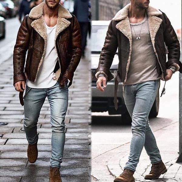 Casual Fashion Leather Jacket