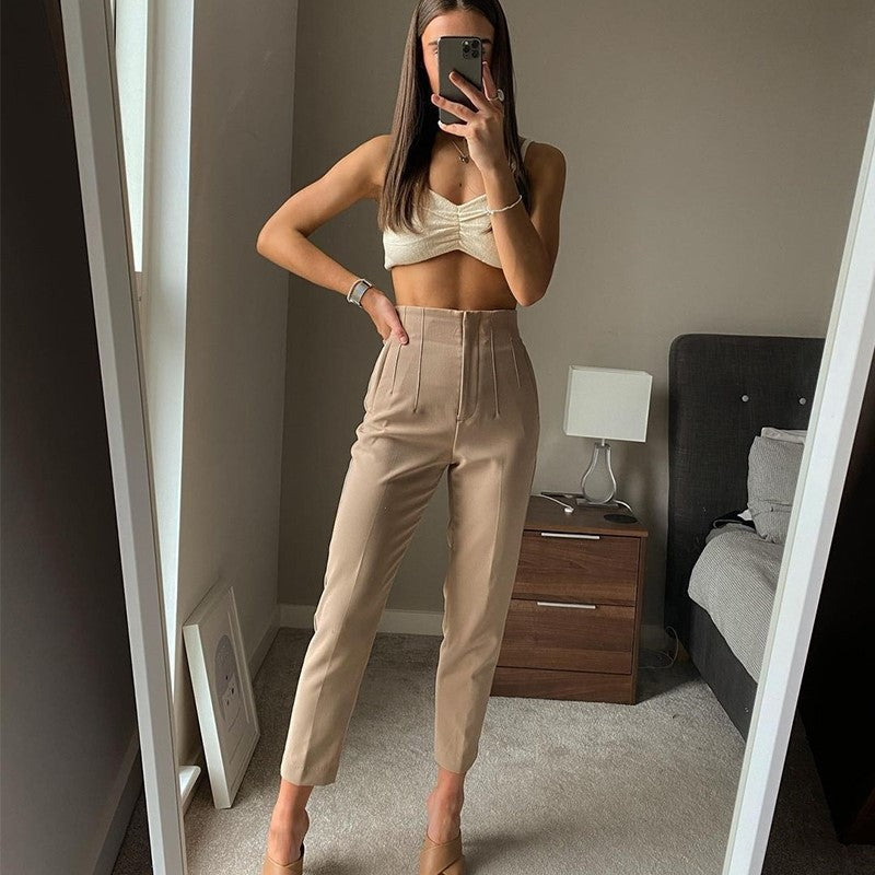 Casual Straight Leg Pants