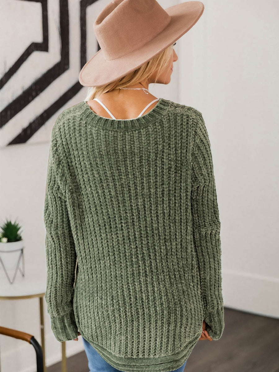 Knitted Pullover Sweater