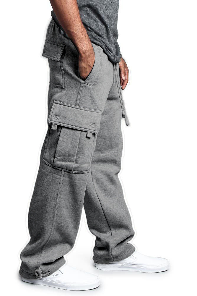 Multi-pocket Loose Fit Sweatpants