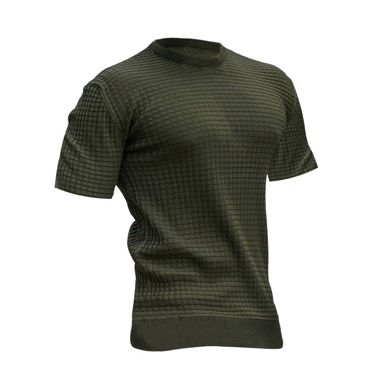 Men's Round Casual Top T-Shirt