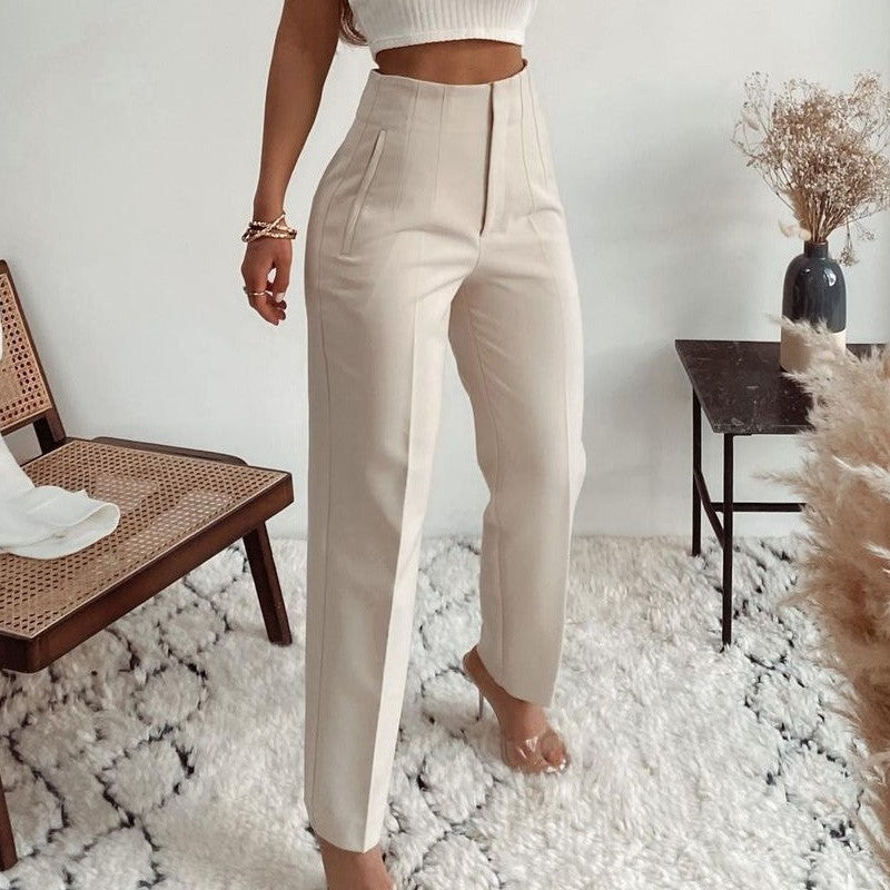 Casual Straight Leg Pants