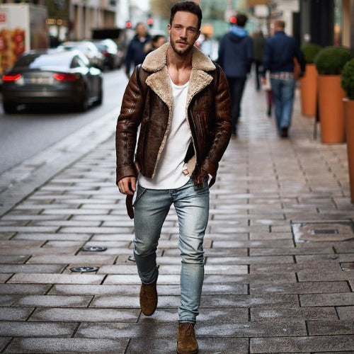 Casual Fashion Leather Jacket