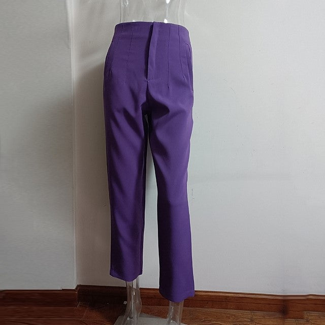 Casual Straight Leg Pants