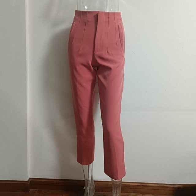 Casual Straight Leg Pants