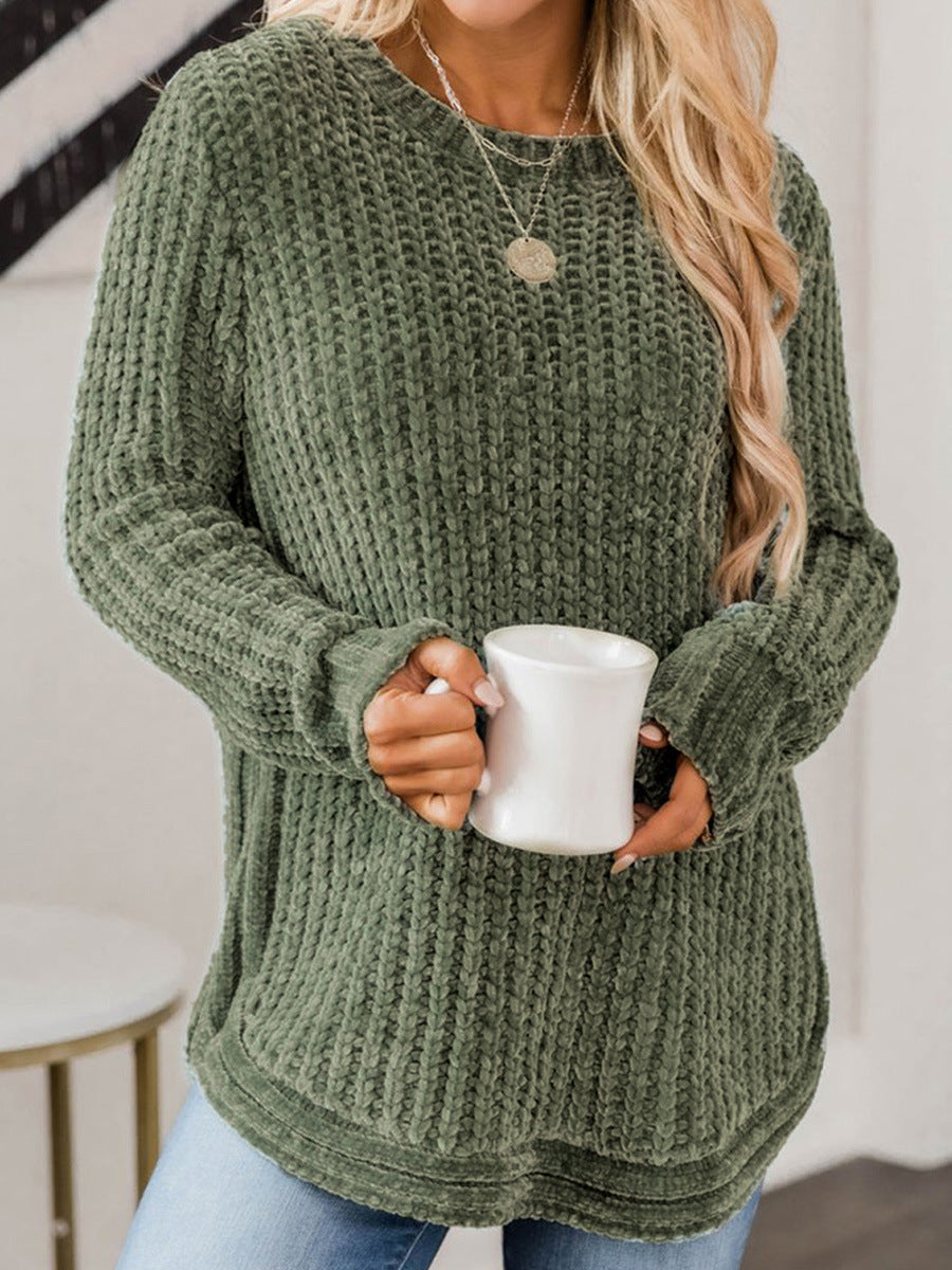 Knitted Pullover Sweater