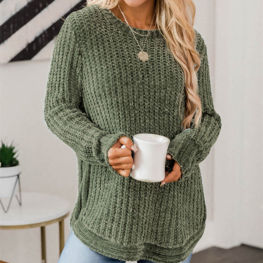 Knitted Pullover Sweater