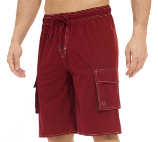 Men's Fashion Solid Color Outdoor Casual Beach Shorts