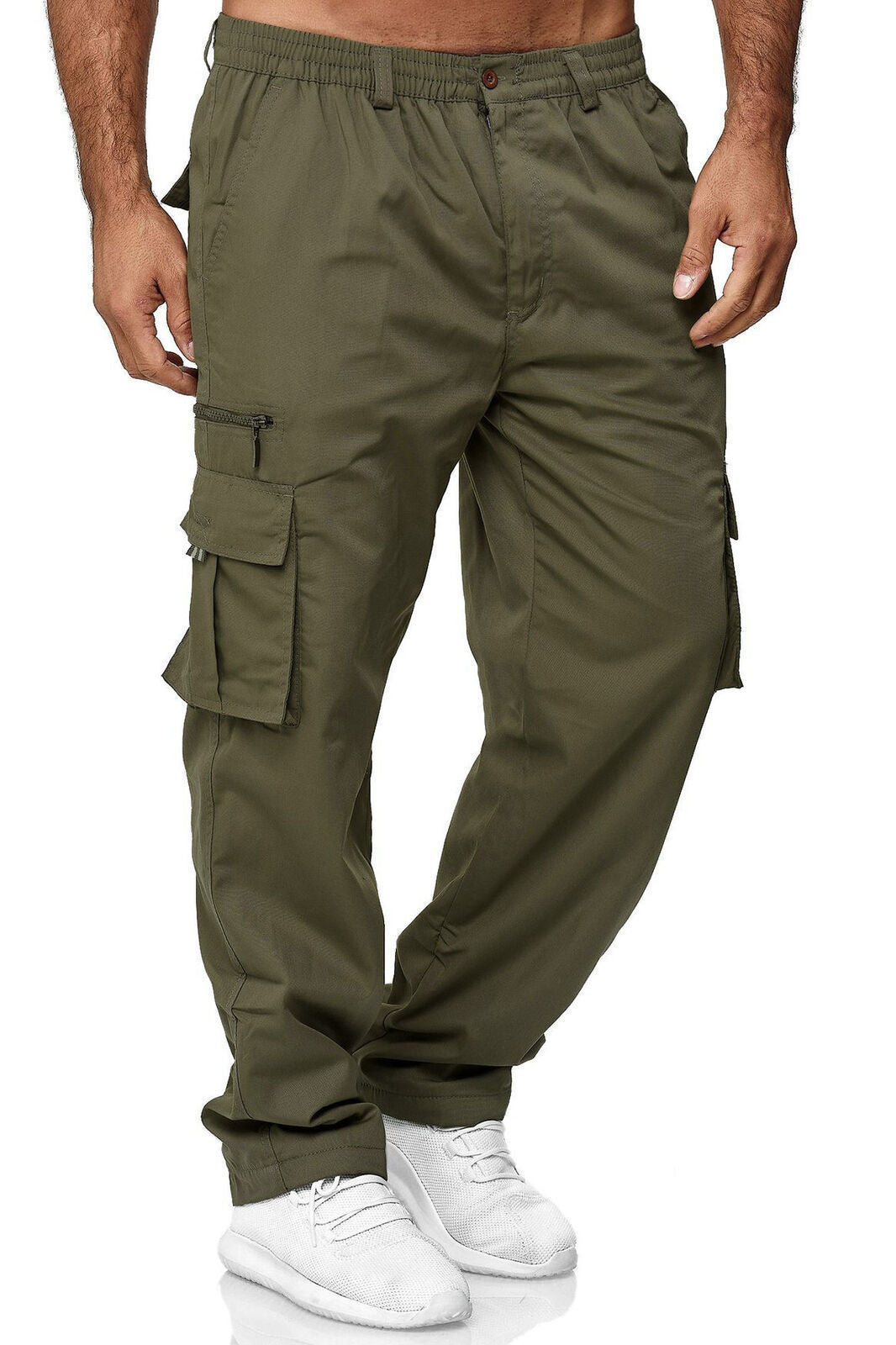 Multi-pocket Straight Fit Cargo Pants