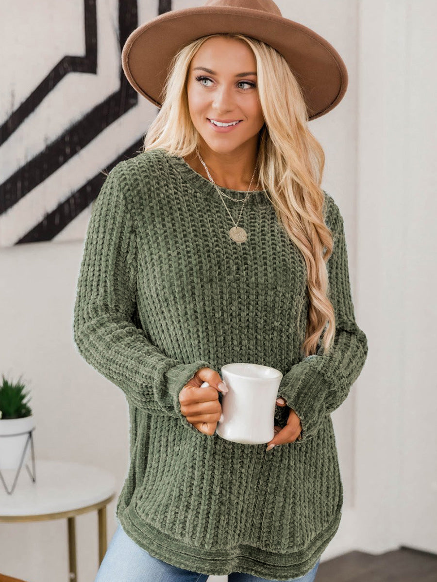 Knitted Pullover Sweater