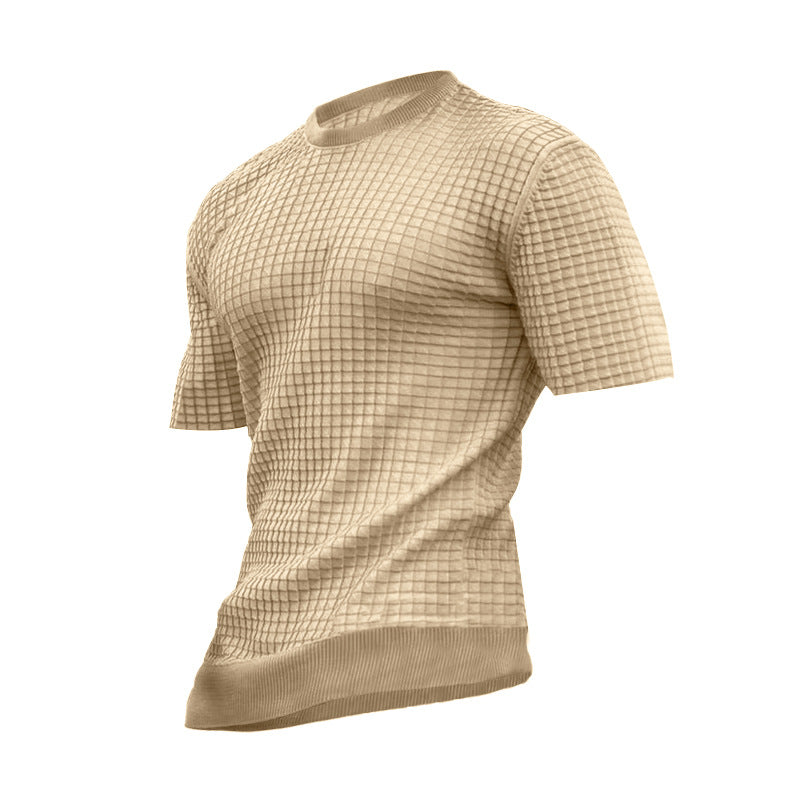 Men's Round Casual Top T-Shirt