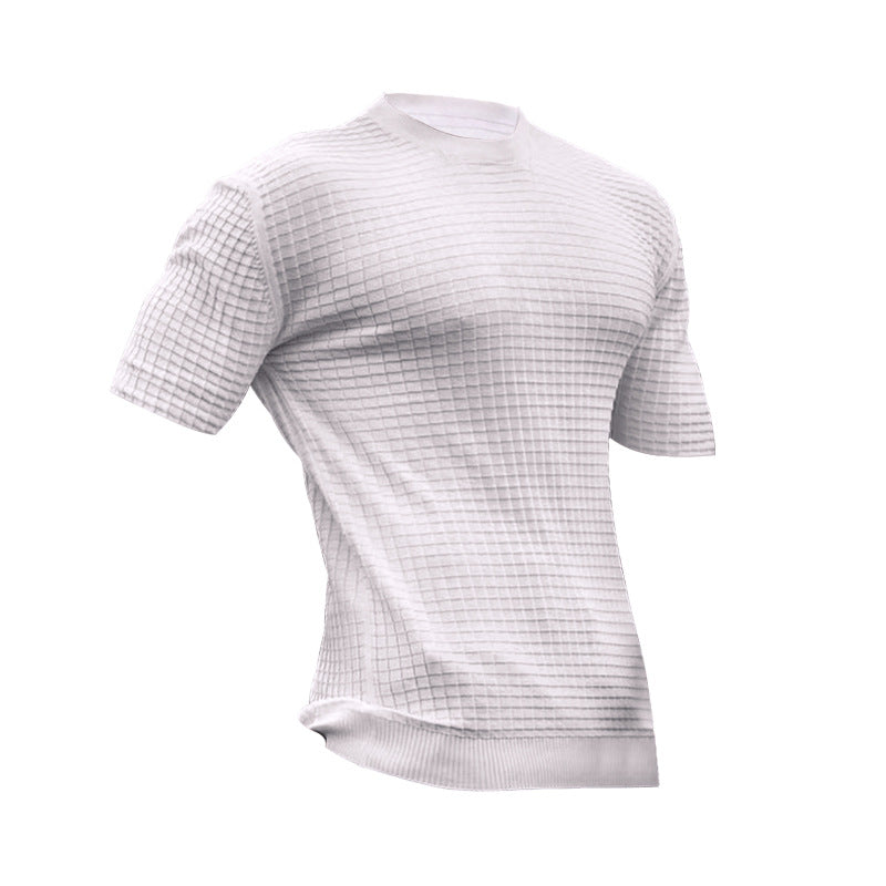 Men's Round Casual Top T-Shirt