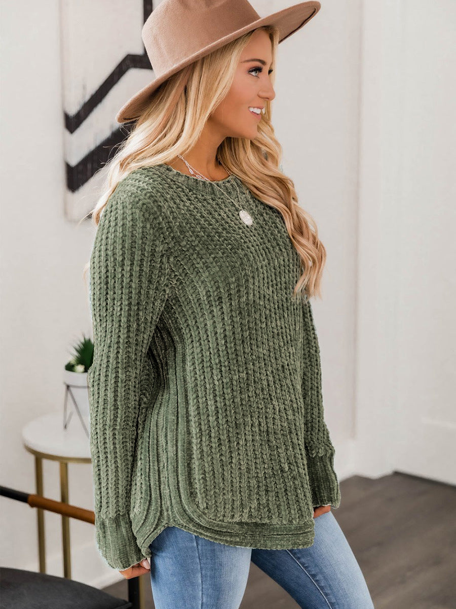 Knitted Pullover Sweater