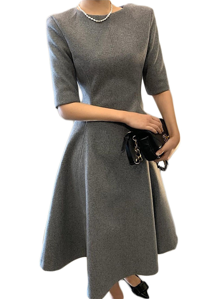 Women's Solid Elegant Dress